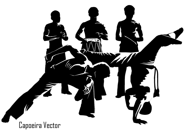 Vector Capoeira Dancer Silhouettes Free Vectors Capoeira 600x430 Vector Capoeira Dancer Silhouettes Free Vectors Capoeira