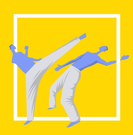 Capoeira, The Traditional Brazilian Martial Art Two Men Fighting 443x450 Capoeira, The Traditional Brazilian Martial Art Two Men Fighting