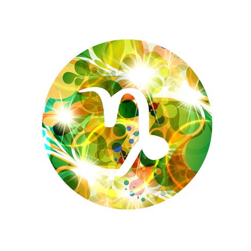 490x490 A Zodiac Sign Of Capricorn, Vector Illustration