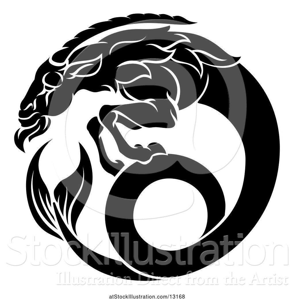1024x1044 Vector Illustration Of Zodiac Horoscope Astrology Capricorn Sea