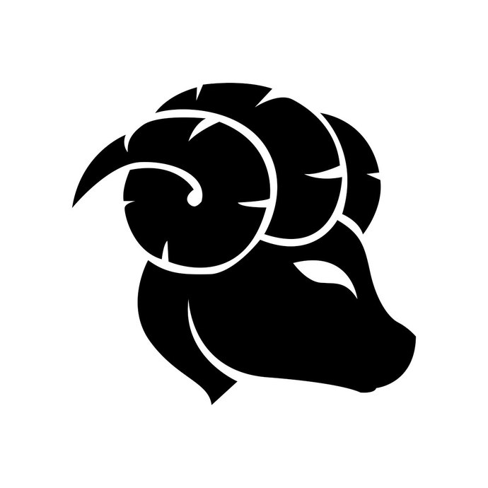 690x690 Capricorn Horoscope Graphics Design Dxf Vectordesign