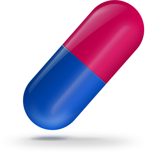 479x500 Capsule Vector Drawing