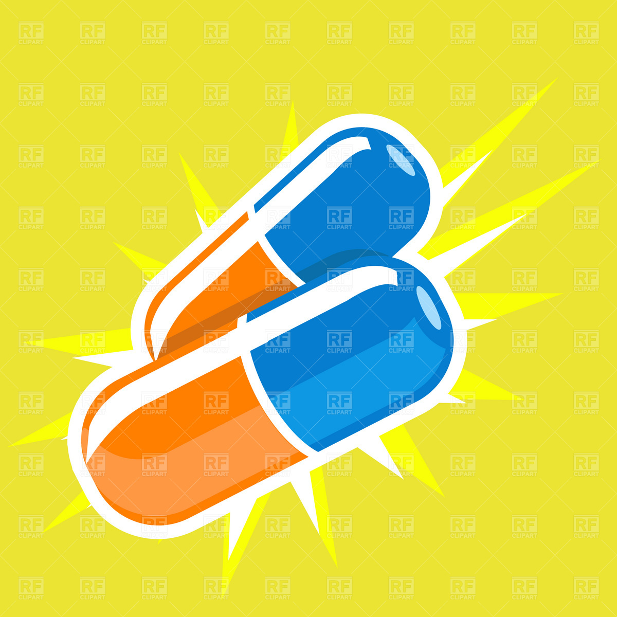 1200x1200 Capsule Vector Image Of Healthcare, Medical Good