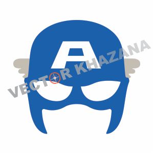301x301 Captain America Mask Logo Vector