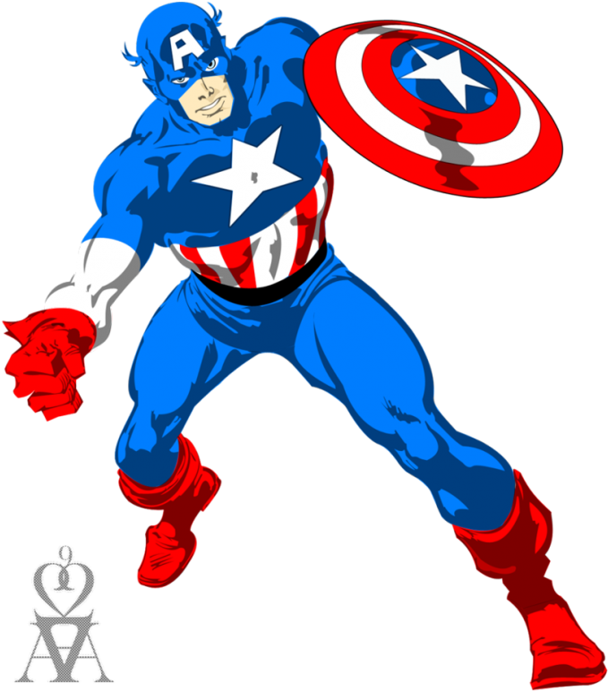 Captain America Logo Vector at Vectorified.com | Collection of Captain ...