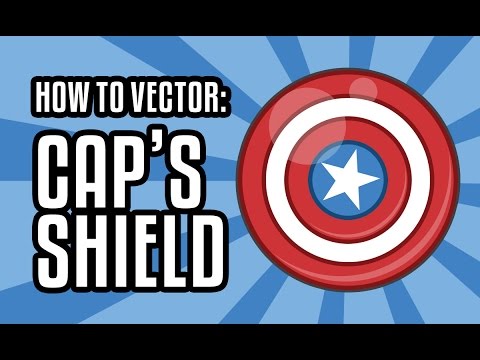 480x360 How To Vector Captain America's Shield
