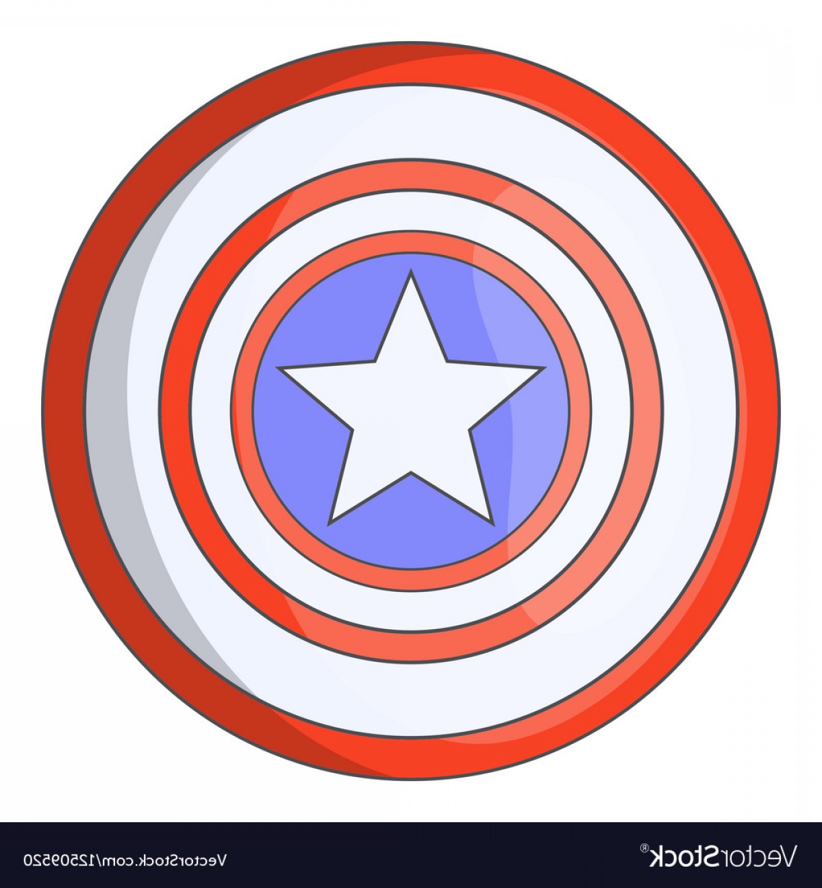 Captain America Shield Vector at Vectorified.com | Collection of ...