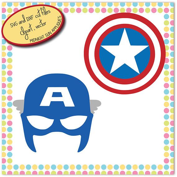 570x570 Captain America Svgdxfclipartcaptain America Mask Cut