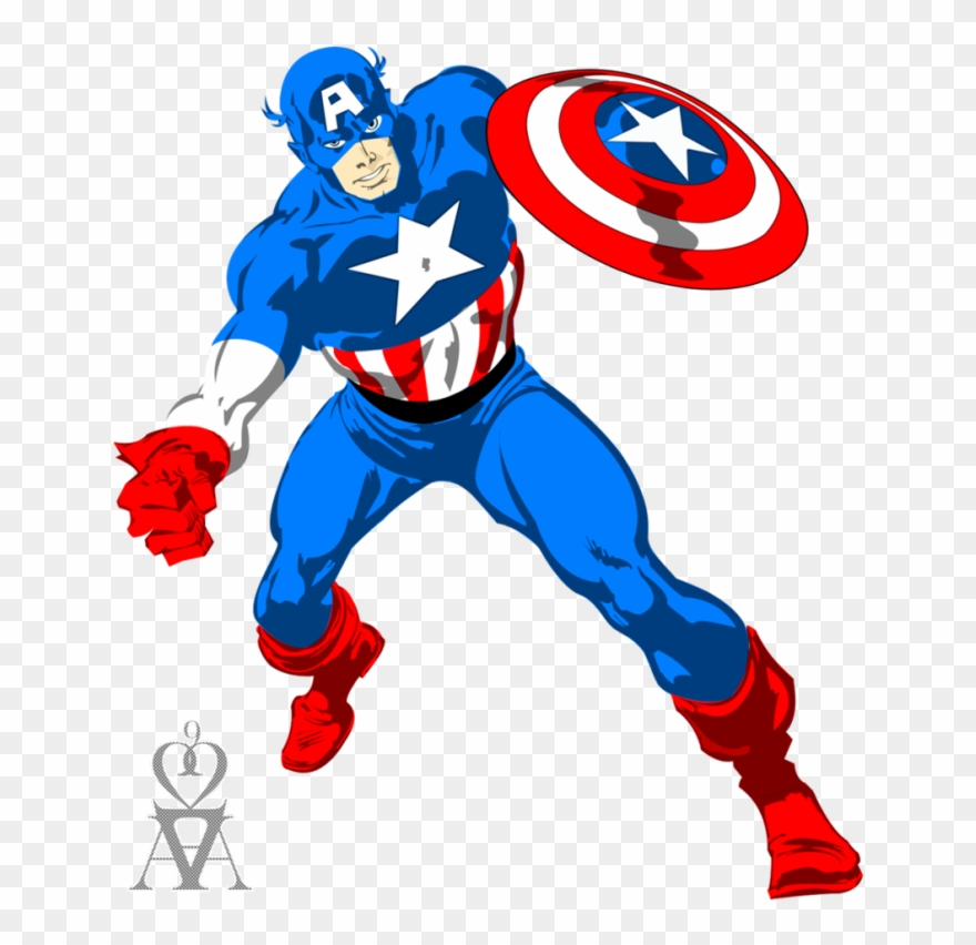 880x852 Captain America Vector Png