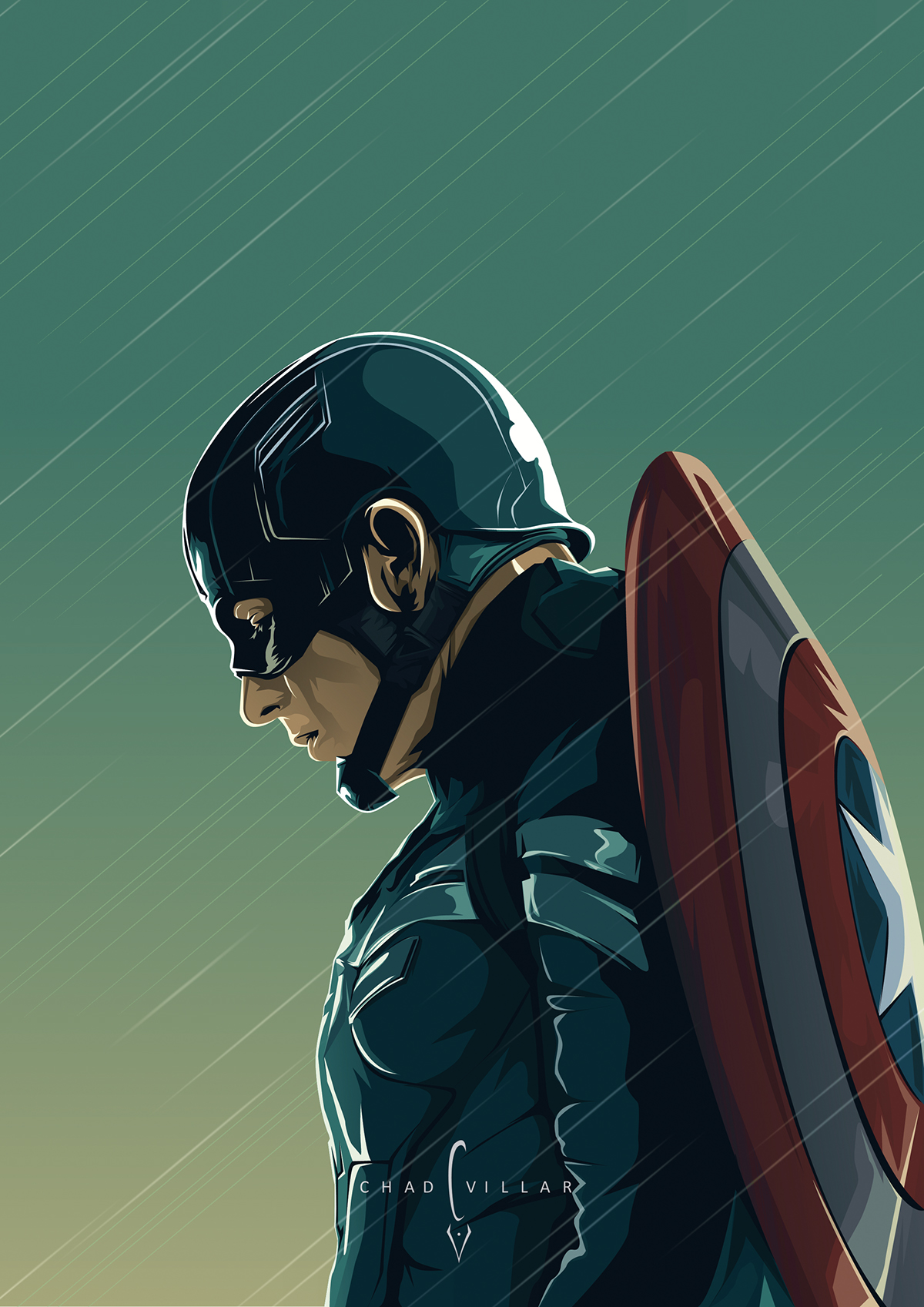 1200x1697 Captain America On Behance