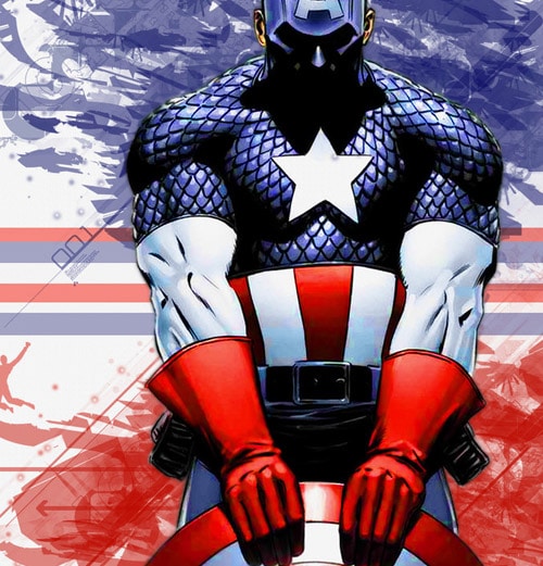500x521 Captain America Inspired Artwork