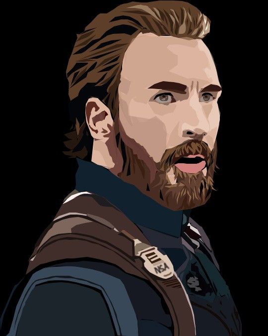 540x675 Captain America Vector Art Marvel Universe Marvel Comic