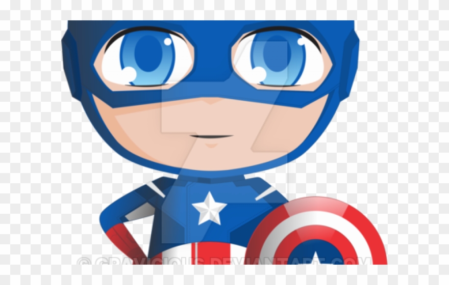 880x560 Cute Clipart Captain America
