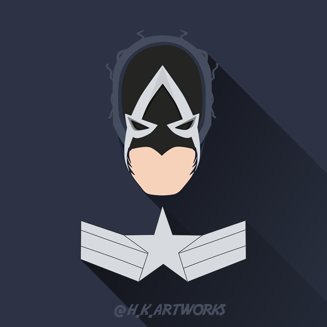 1080x1080 Venomized Captain America Vector Art