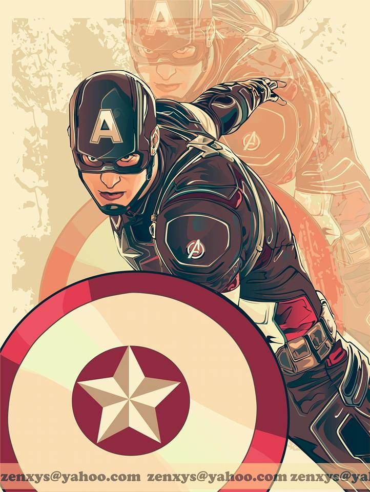 722x960 Captain America