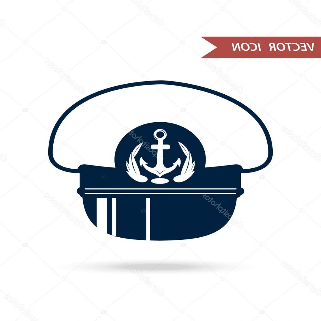 1228x1228 Captain Hat Vector Hoodamathrun