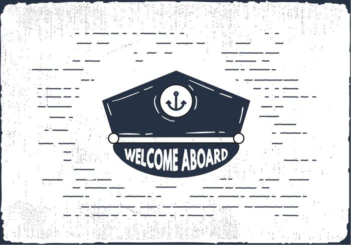 700x490 Captain Hat Vector Background