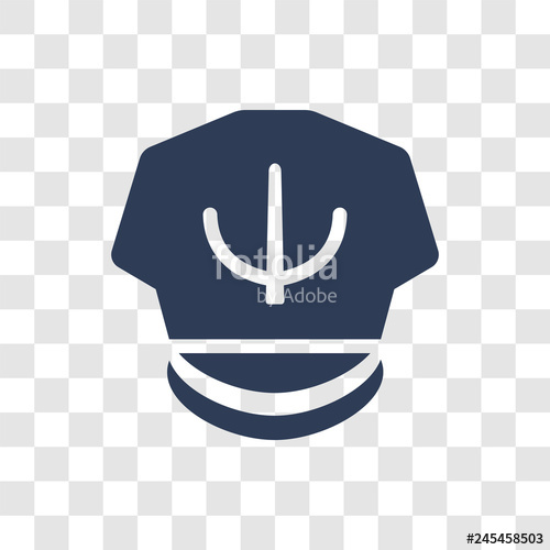 500x500 Captain Hat Icon Vector Stock Image And Royalty Free Vector