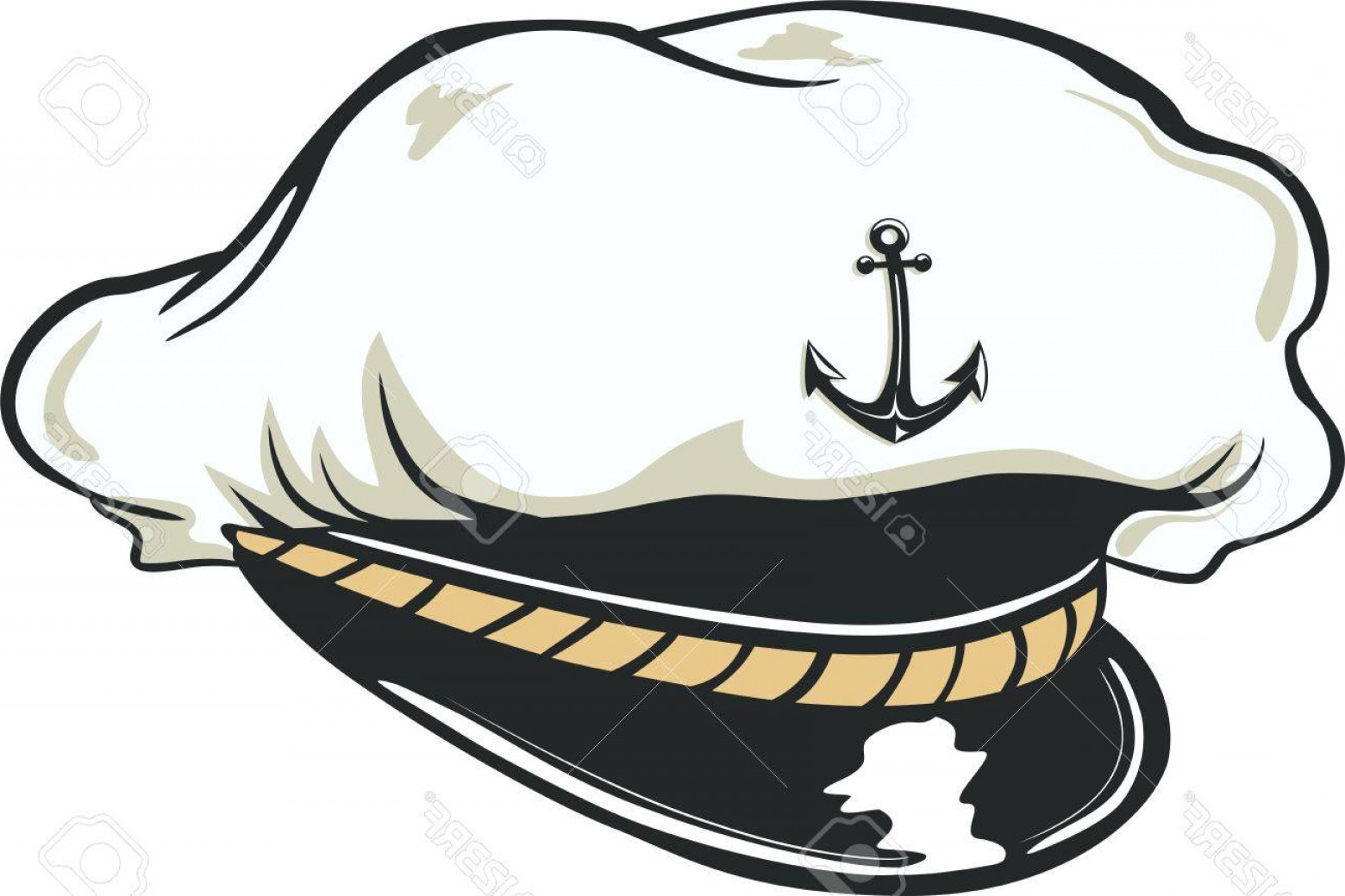 1560x1040 Photostock Vector Nautical Captain S Hat Vector Illustration