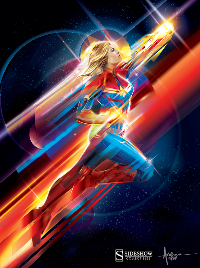 644x864 Official Captain Marvel Print Vector Art On Behance
