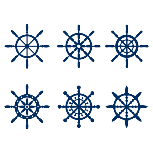 Captains Wheel Vector