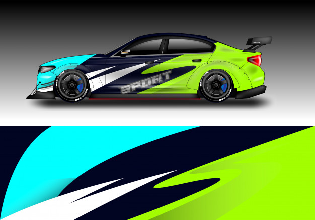 626x438 Car Abstract Wrap Vector Premium Download