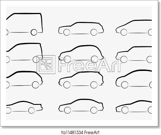 Car Abstract Vector at Vectorified.com | Collection of Car Abstract ...