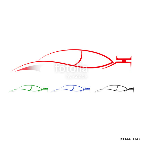 500x500 Abstract Car Design Logo Vector Stock Image And Royalty Free