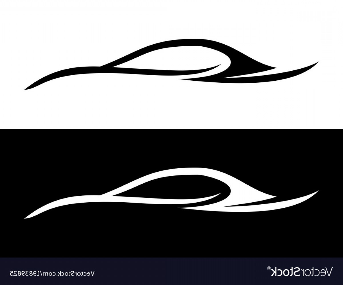 1200x996 Black And White Vector Car Catamart