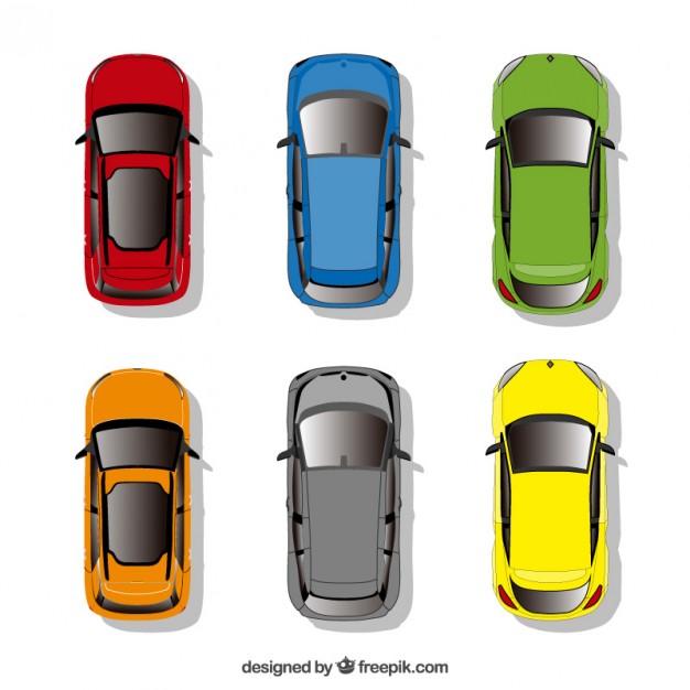 Car Aerial View Vector at Vectorified.com | Collection of Car Aerial