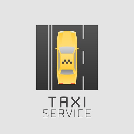Taxi, Cab, Car Hire Vector, Icon, App Emblem Aerial View 450x450 Taxi, Cab, Car Hire Vector, Icon, App Emblem Aerial View