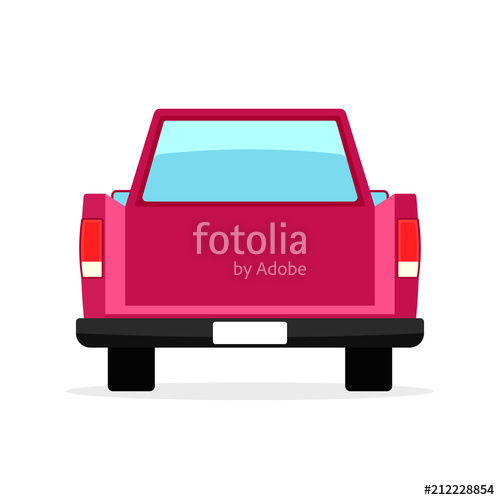 500x500 Car Back View Stock Image And Royalty Free Vector