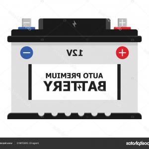 300x300 Stock Illustration Car Battery Icon Isolated White Cultracing