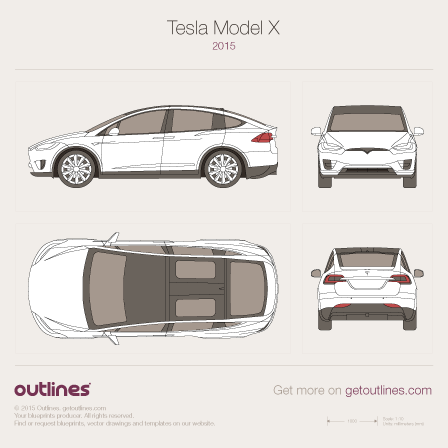 Tesla Model X Suv Drawings 448x448 Tesla Model X Suv Drawings