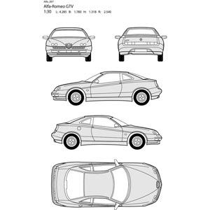 Alfa Romeo Car All Side Blueprint Vector Free Vectors Ui Download 300x300 Alfa Romeo Car All Side Blueprint Vector Free Vectors Ui Download