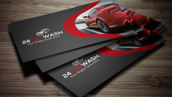 Car Business Card Vector