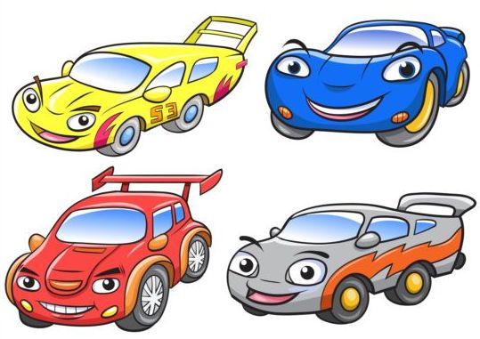 Cartoon Car Race Vector Free Download 539x381 Cartoon Car Race Vector Free Download