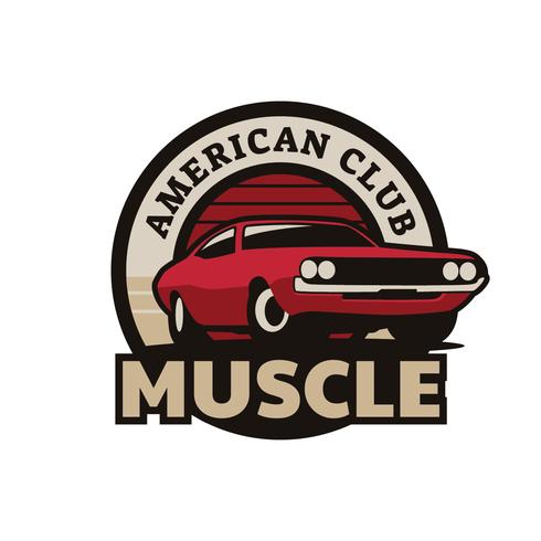 490x490 Muscle Car Club Badge