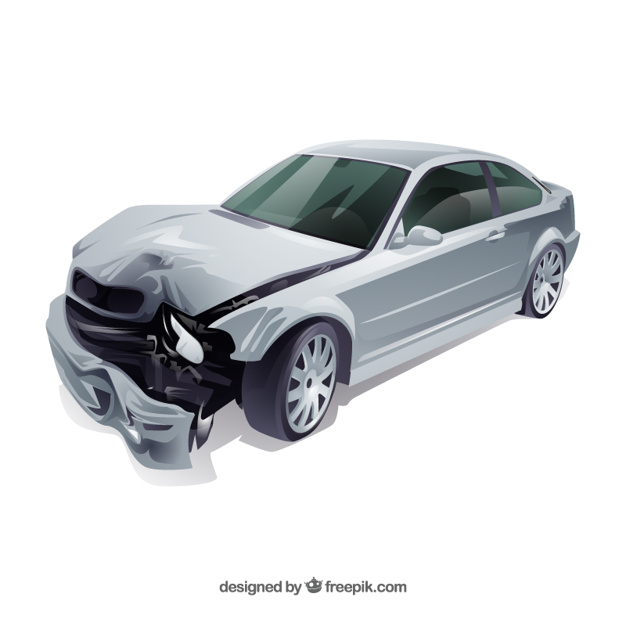626x626 Car Crash Vector Free Download
