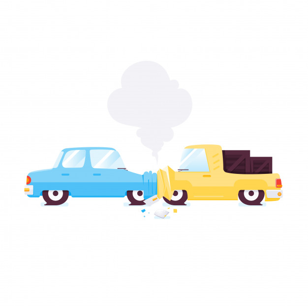 626x625 Flat Car Accident Vector Illustration Vector Premium Download