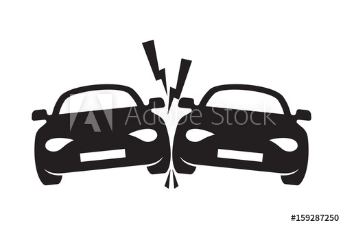 500x328 Car Crash Vector Icon