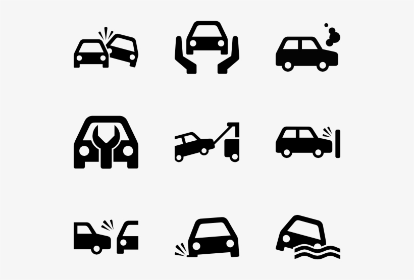 820x555 Car Accidents Icons