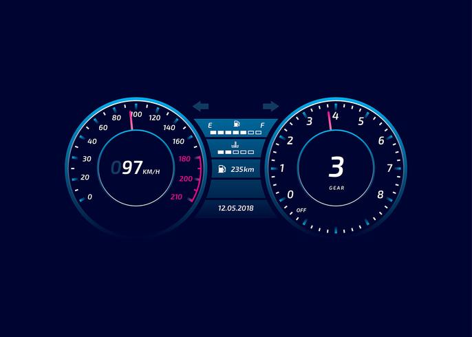 Car Dashboard Ui Modern Vector 686x490 Car Dashboard Ui Modern Vector