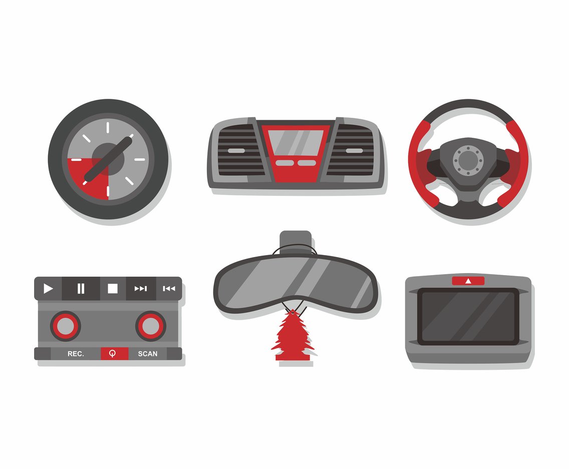 Car Dashboard Vector Icons Vector Art Graphics 1136x936 Car Dashboard Vector Icons Vector Art Graphics