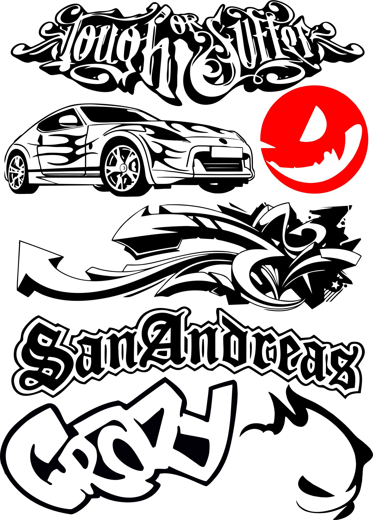 Car Decal Vector At Collection Of Car Decal Vector Free For Personal Use 