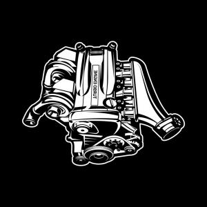 300x300 Isolated Monochrome Of Car Engine Vector Createmepink