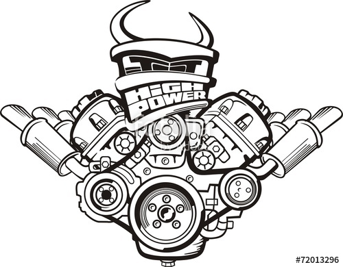 Car Engine Vector at Vectorified.com | Collection of Car Engine Vector ...