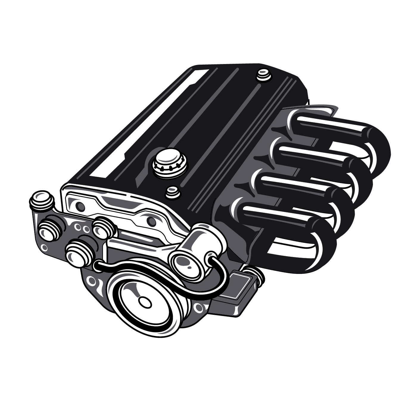 Car Engine Vector at Vectorified.com | Collection of Car Engine Vector ...