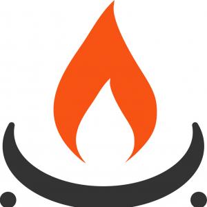 300x300 Fire Flame Logo Template Vector Icon Oil Gas Energy Logo Concept