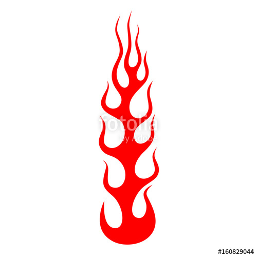 500x500 Flame Car Vector Colored Tribal Flames It Can Be Used